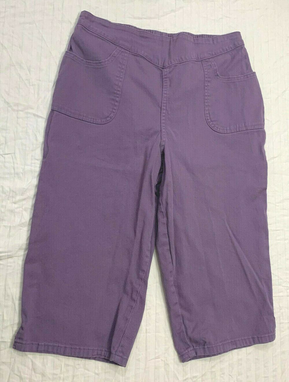 🍏🍏🍏 D CO DENIM WOMENS CAPRIS PANTS SIZE M 🍏🍏🍏